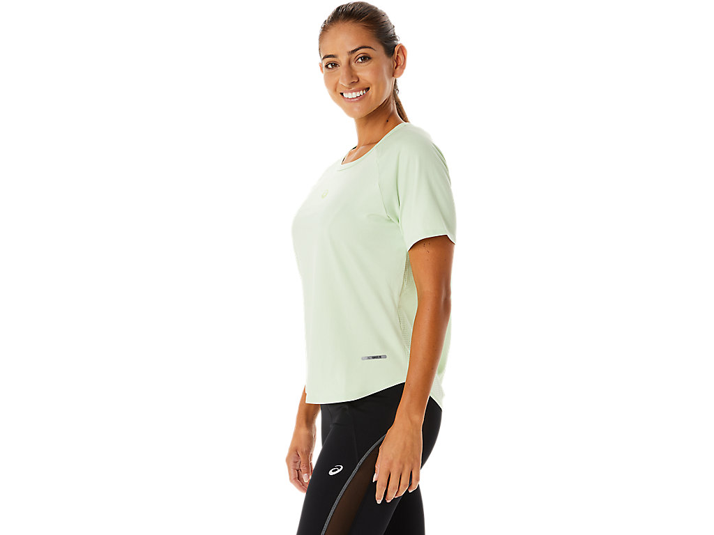 Camiseta Asics Actibreeze Sleeve Feminino Verdes | 5927-VQUAX