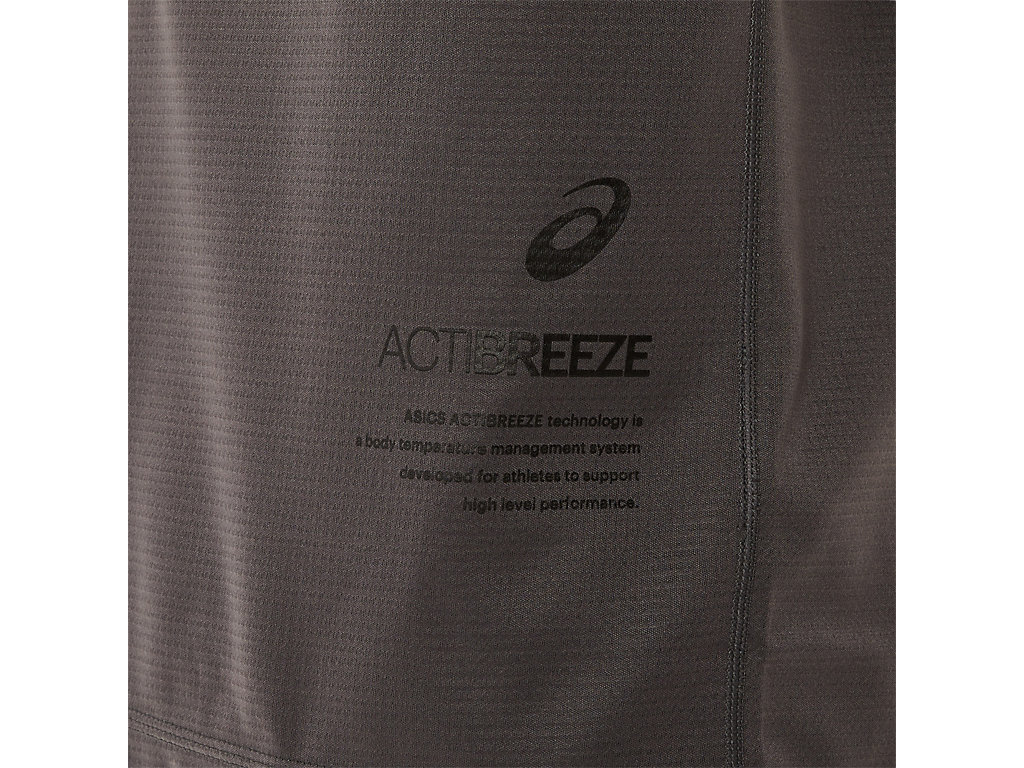 Camiseta Asics Active Sleeve Masculino Obsidiana Cinzentas | 9675-MEQTG