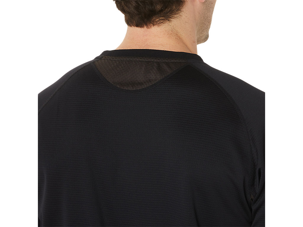 Camiseta Asics Active Sleeve Masculino Pretas | 6953-OHMJR