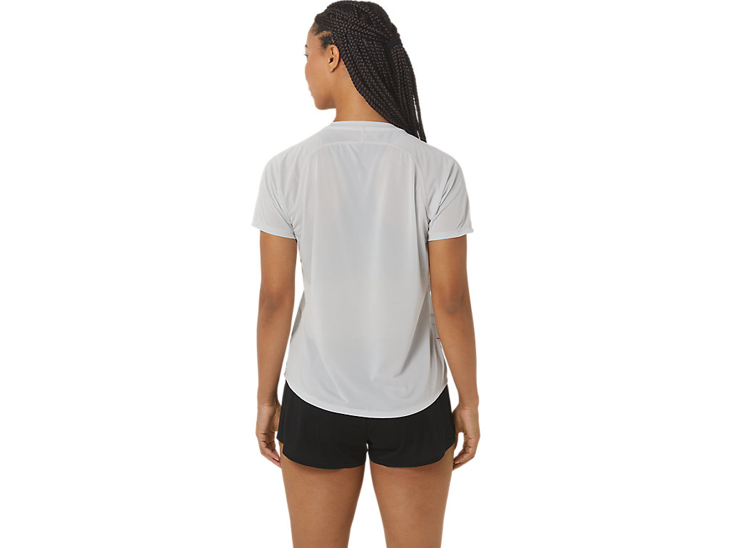 Camiseta Asics Cj-Line Light Sleeve Feminino Cinzentas Vermelhas | 0624-XQMFC