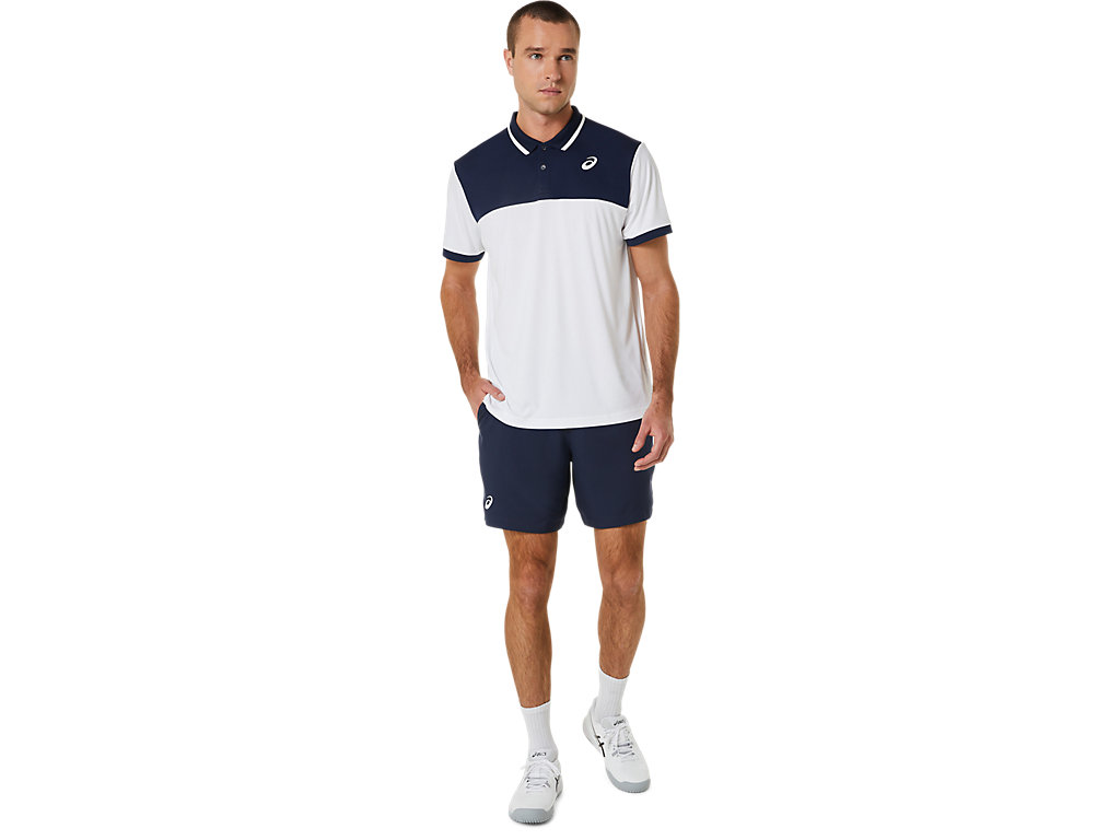 Camiseta Asics Court Masculino Branco | 6897-MCGXQ