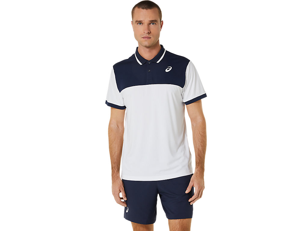 Camiseta Asics Court Masculino Branco | 6897-MCGXQ