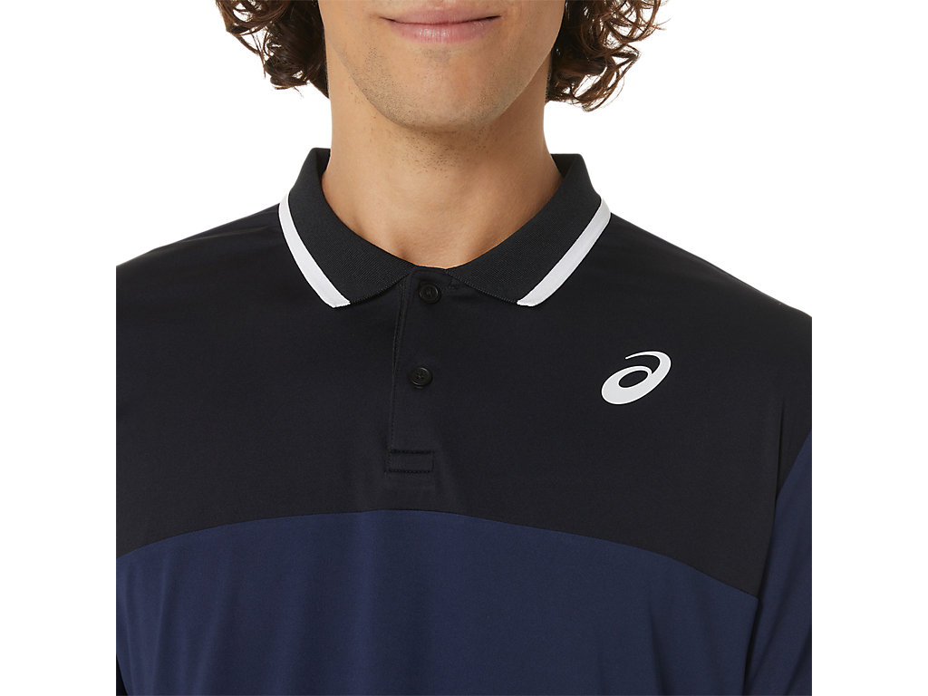 Camiseta Asics Court Masculino Pretas | 4278-CHYBO