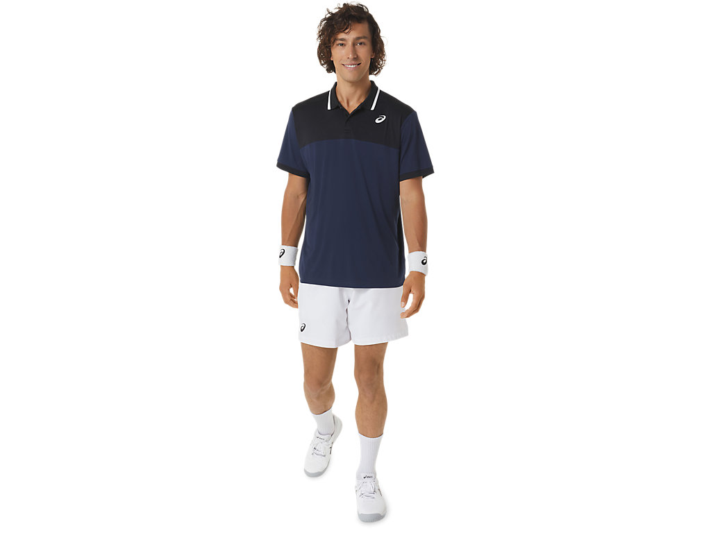 Camiseta Asics Court Masculino Pretas | 4278-CHYBO