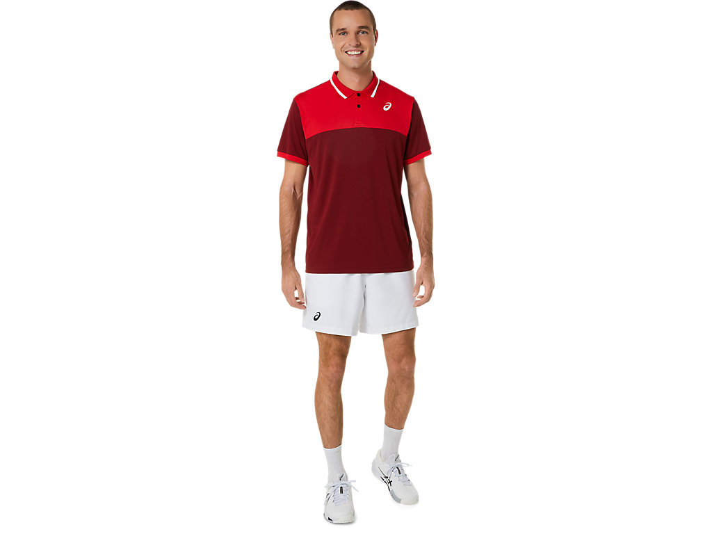 Camiseta Asics Court Masculino Vermelhas | 7932-XBQEY