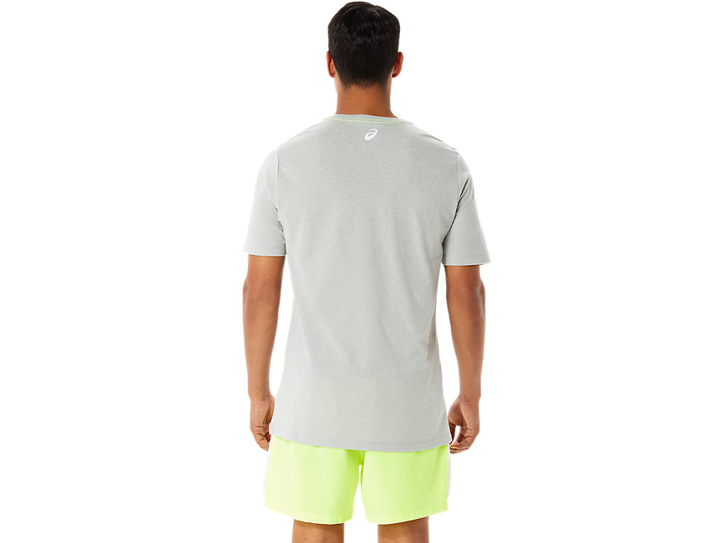 Camiseta Asics Gráficas Ss Wch Masculino Luz Cinzentas | 4830-CFGUO