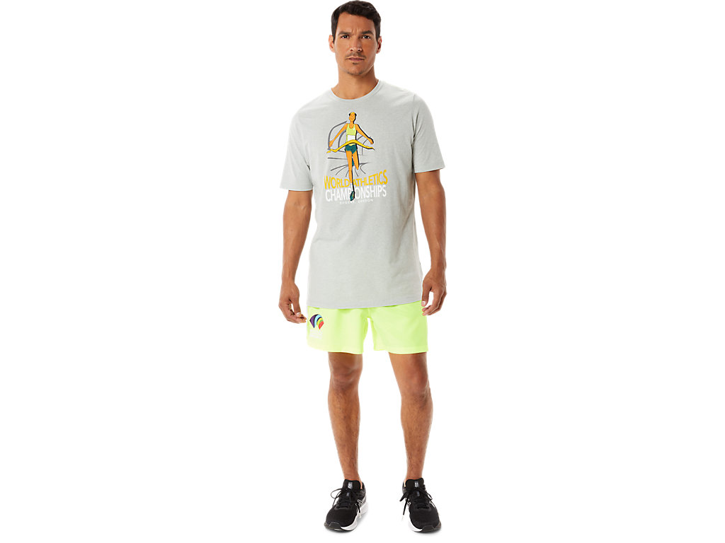 Camiseta Asics Gráficas Ss Wch Masculino Luz Cinzentas | 4830-CFGUO