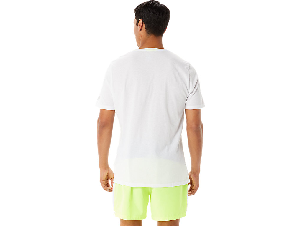 Camiseta Asics Gráficas Ss Wch Masculino Branco | 4917-LWEZG