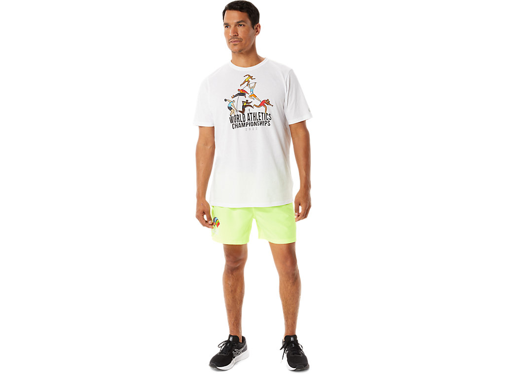 Camiseta Asics Gráficas Ss Wch Masculino Branco | 4917-LWEZG