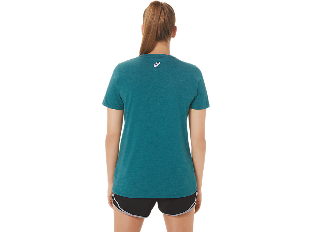 Camiseta Asics Gsg Since 1977 Adventure Crew Feminino Verdes Escuro | 4321-YKIMZ