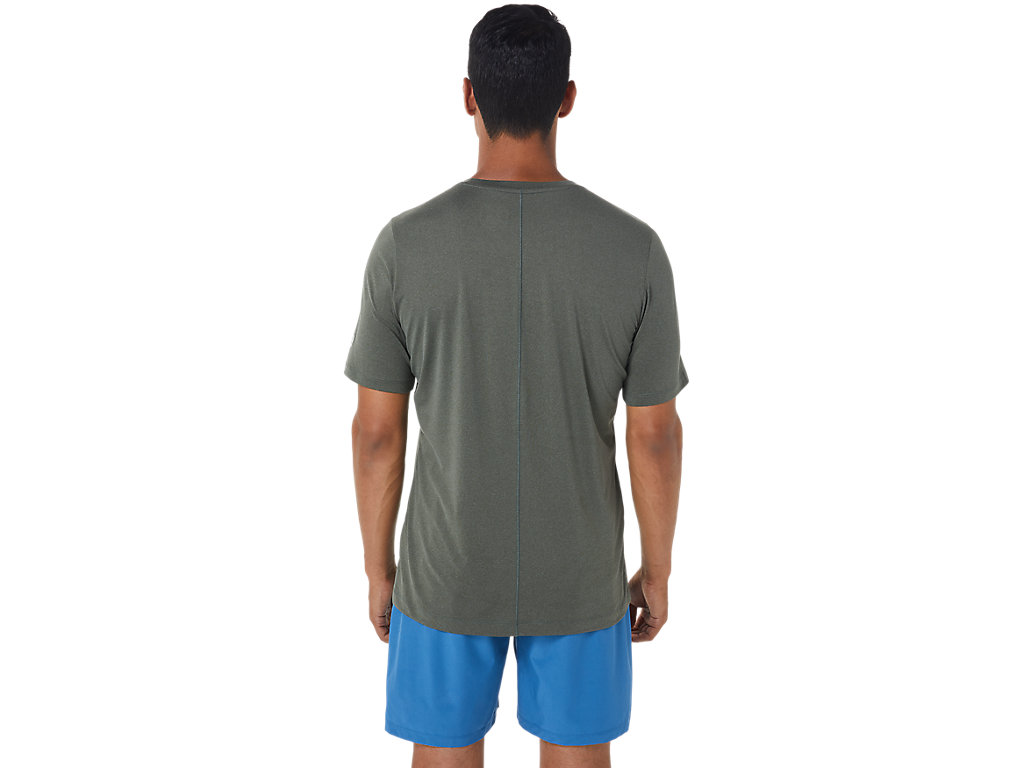 Camiseta Asics Hthr Tech Masculino Verdes | 1268-WJYSF