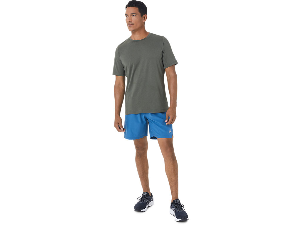 Camiseta Asics Hthr Tech Masculino Verdes | 1268-WJYSF