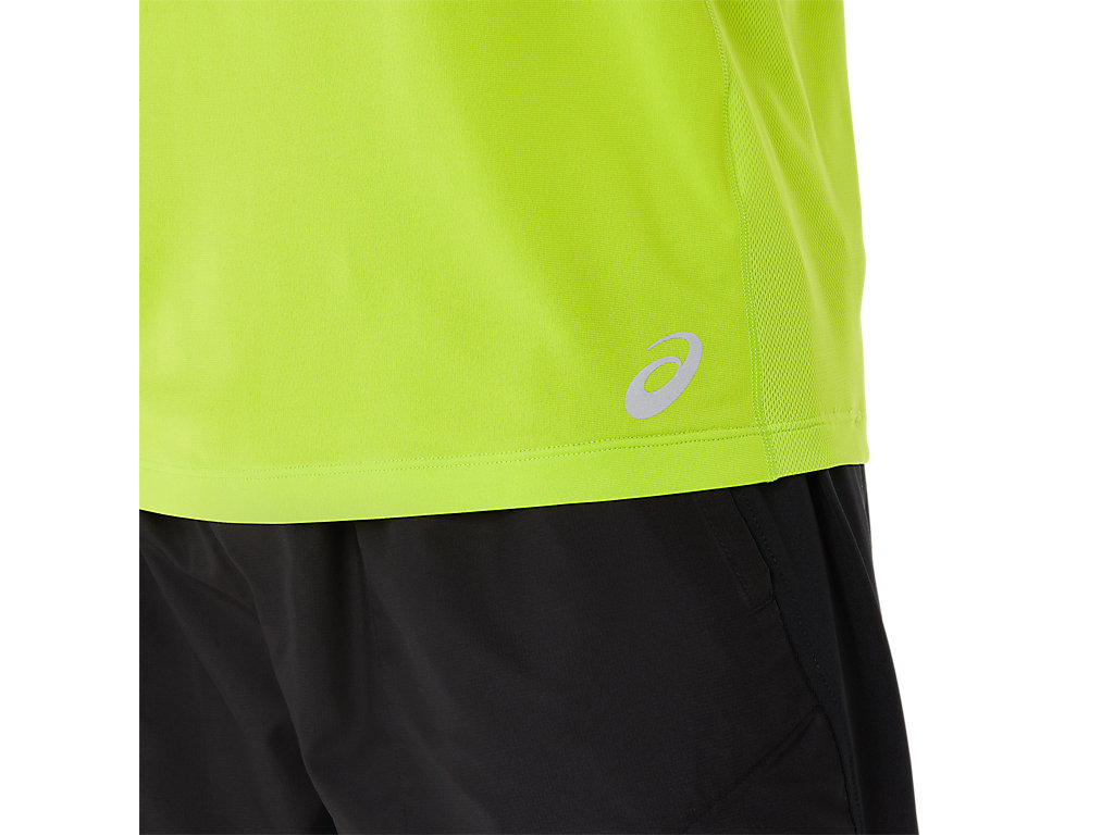 Camiseta Asics Lite-Show Sleeve Masculino Luz Verdes | 0567-ROJMC