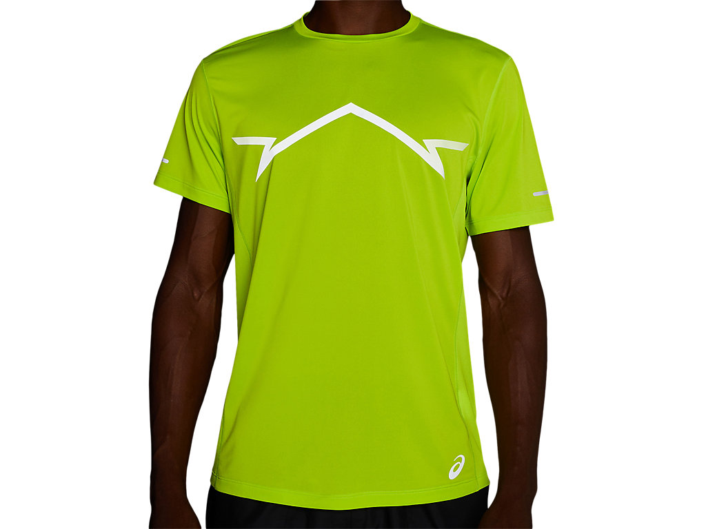 Camiseta Asics Lite-Show Sleeve Masculino Luz Verdes | 0567-ROJMC