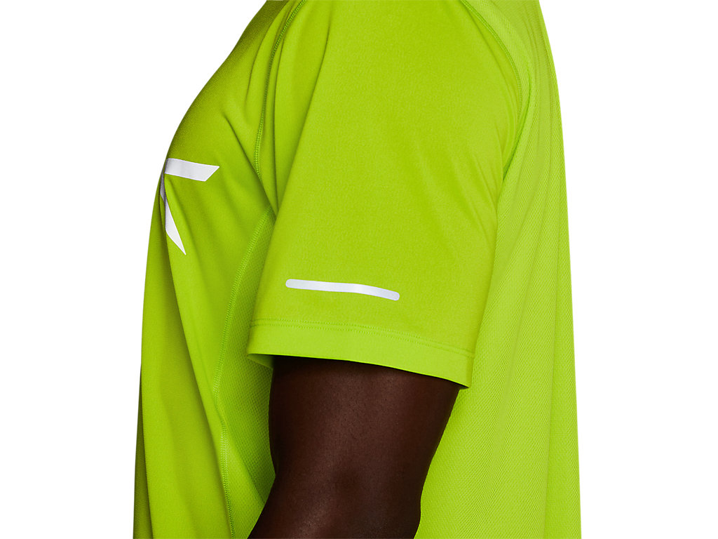 Camiseta Asics Lite-Show Sleeve Masculino Luz Verdes | 0567-ROJMC