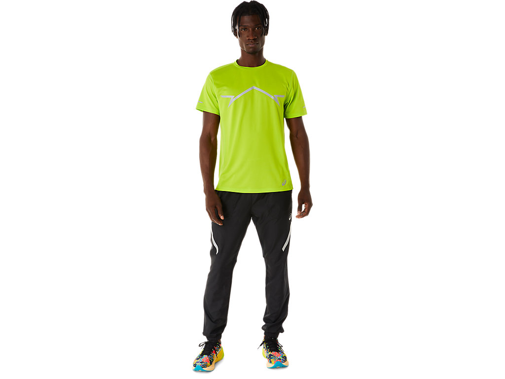 Camiseta Asics Lite-Show Sleeve Masculino Luz Verdes | 0567-ROJMC