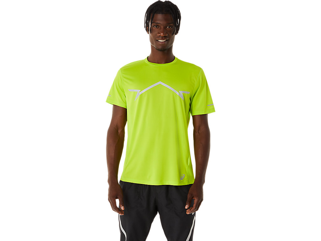 Camiseta Asics Lite-Show Sleeve Masculino Luz Verdes | 0567-ROJMC