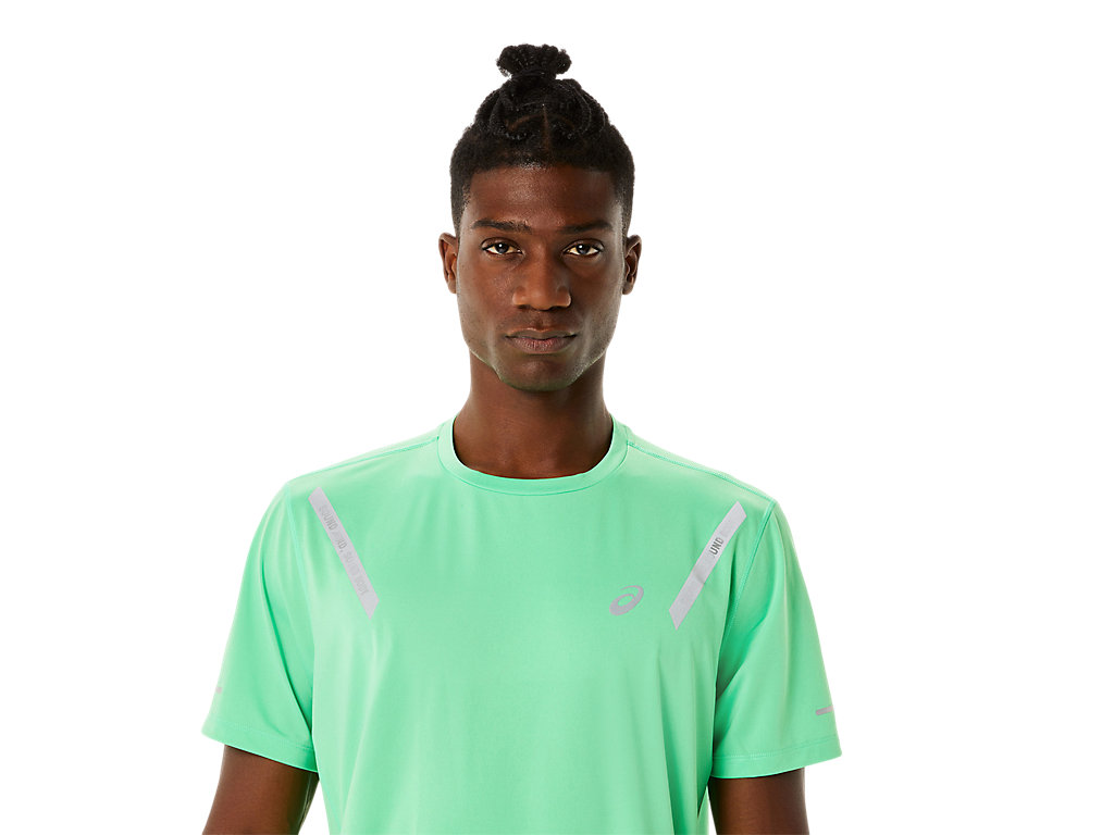 Camiseta Asics Lite-Show Sleeve Masculino Luz Cinzentas | 4036-NVWPZ