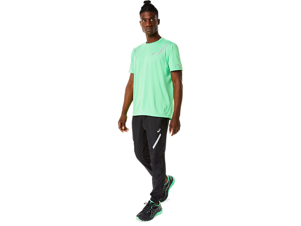 Camiseta Asics Lite-Show Sleeve Masculino Luz Cinzentas | 4036-NVWPZ