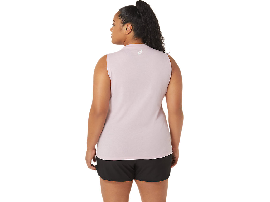 Camiseta Asics Mountain Muscle Tank Feminino Rosa | 0243-LIXKS