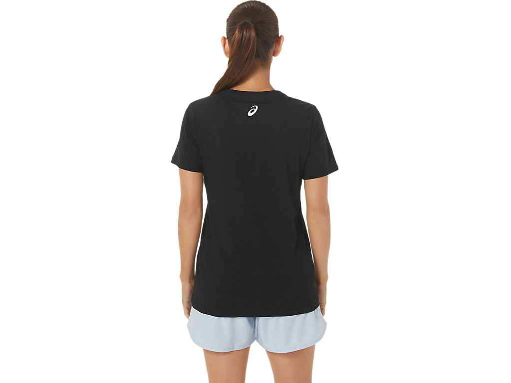 Camiseta Asics Orc Luminous Small Logo Ss Crew Feminino Pretas | 1905-EIHPB