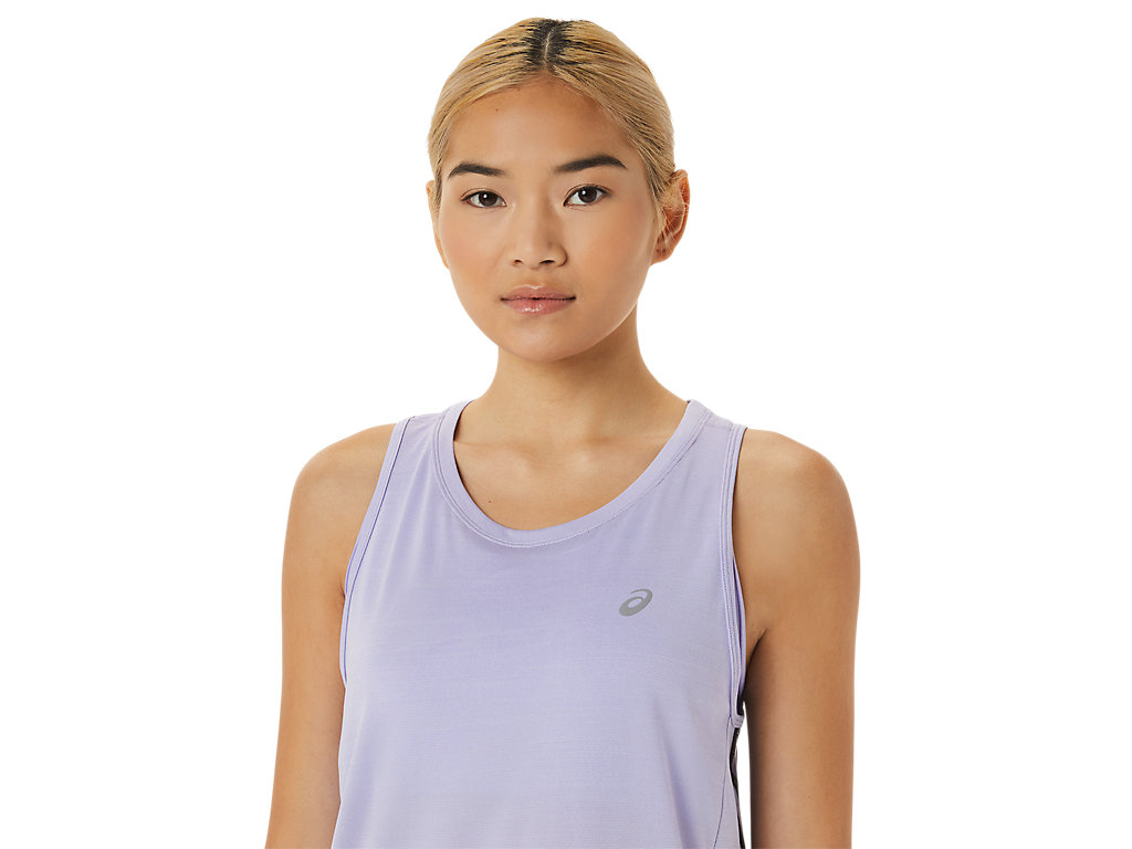 Camiseta Asics Race Tank Feminino Roxo | 1932-UFNJW