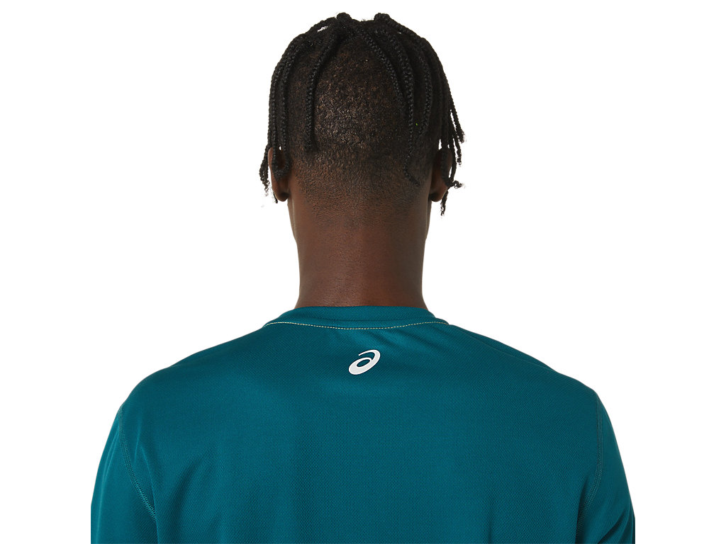 Camiseta Asics Ready-Set Ii Ss Wch Masculino Verdes Escuro | 9246-EPSGH