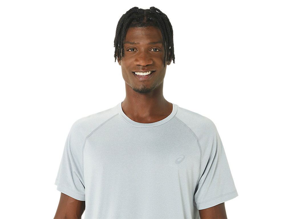 Camiseta Asics Ready-Set Lyte Sleeve Masculino Luz Cinzentas | 4680-GNPRK