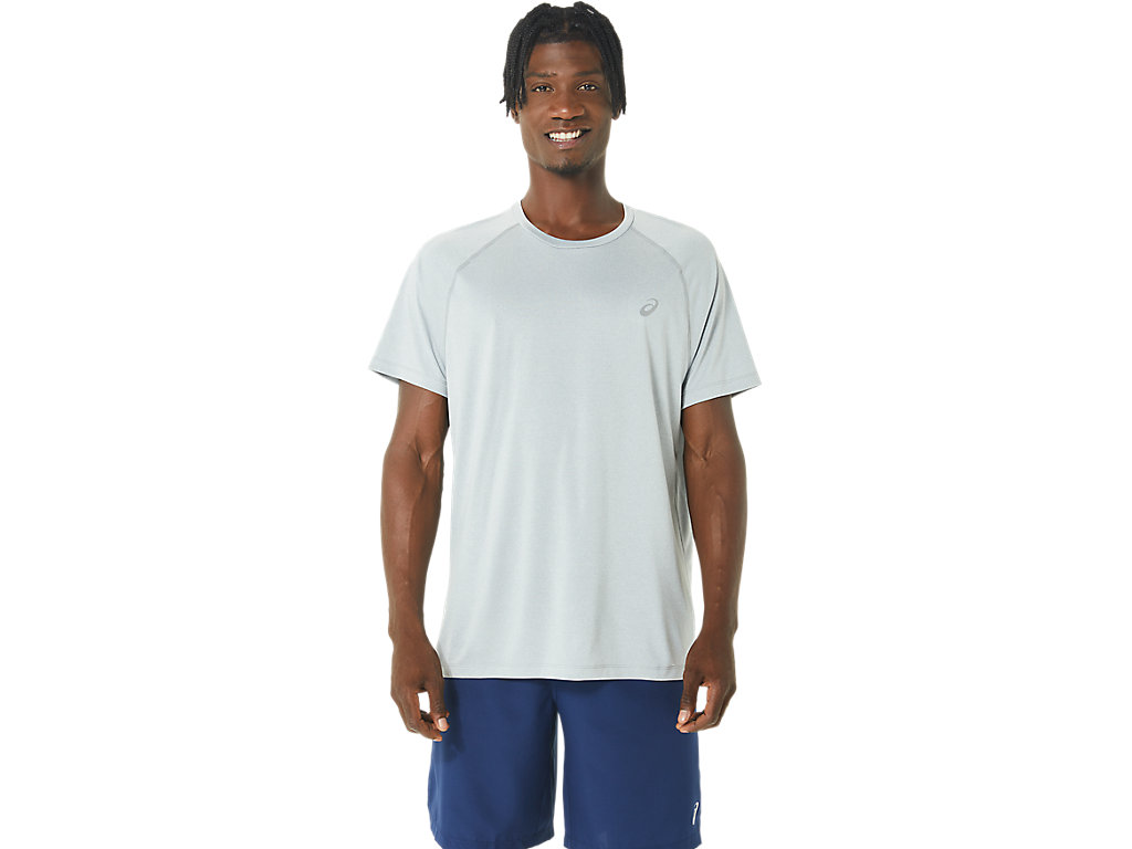 Camiseta Asics Ready-Set Lyte Sleeve Masculino Luz Cinzentas | 4680-GNPRK