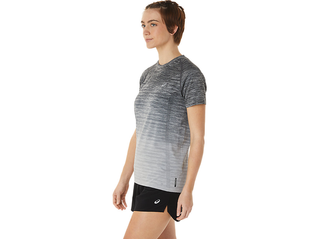 Camiseta Asics Seamless Sleeve Feminino Cinzentas Cinzentas | 1607-DCIHP