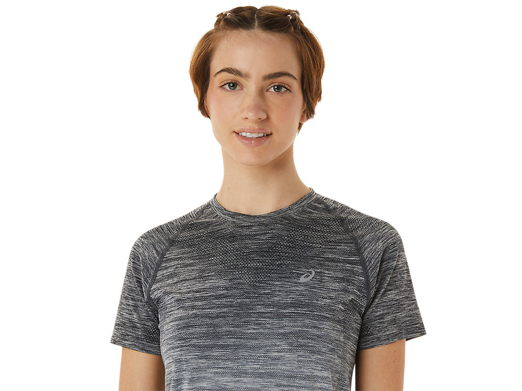 Camiseta Asics Seamless Sleeve Feminino Cinzentas Cinzentas | 1607-DCIHP