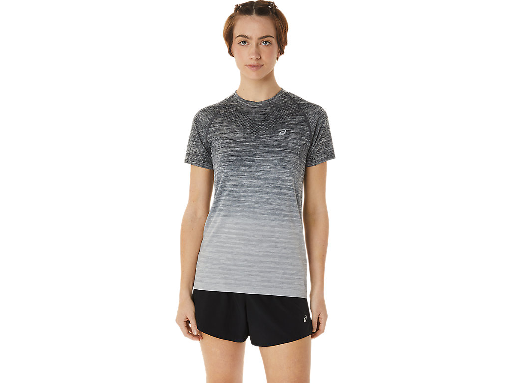 Camiseta Asics Seamless Sleeve Feminino Cinzentas Cinzentas | 1607-DCIHP