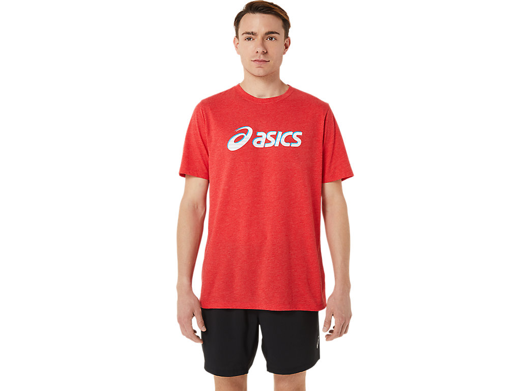 Camiseta Asics Standout Fourth Ss Tee Masculino Vermelhas | 0583-RBGDJ