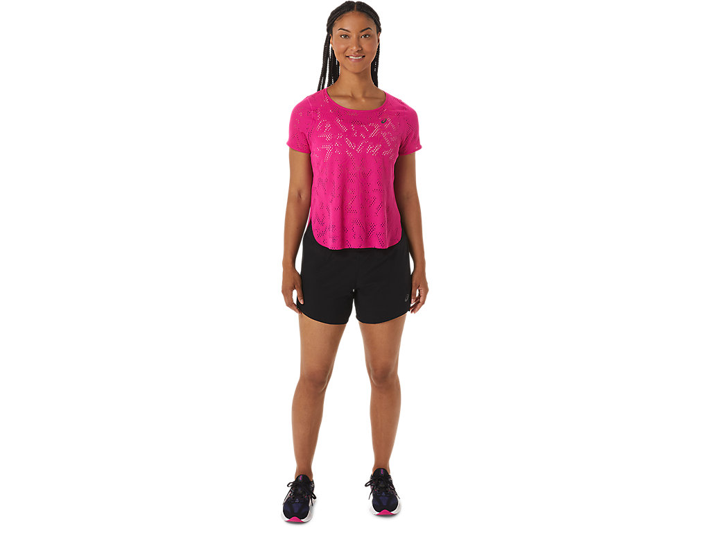 Camiseta Asics Ventilate Actibreeze Sleeve Feminino Rosa | 0219-WSVTQ