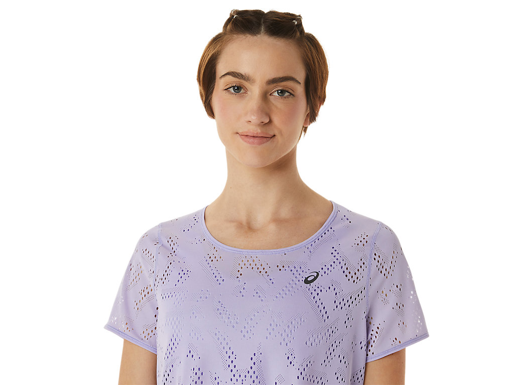 Camiseta Asics Ventilate Actibreeze Sleeve Feminino Roxo | 3162-TKSFA