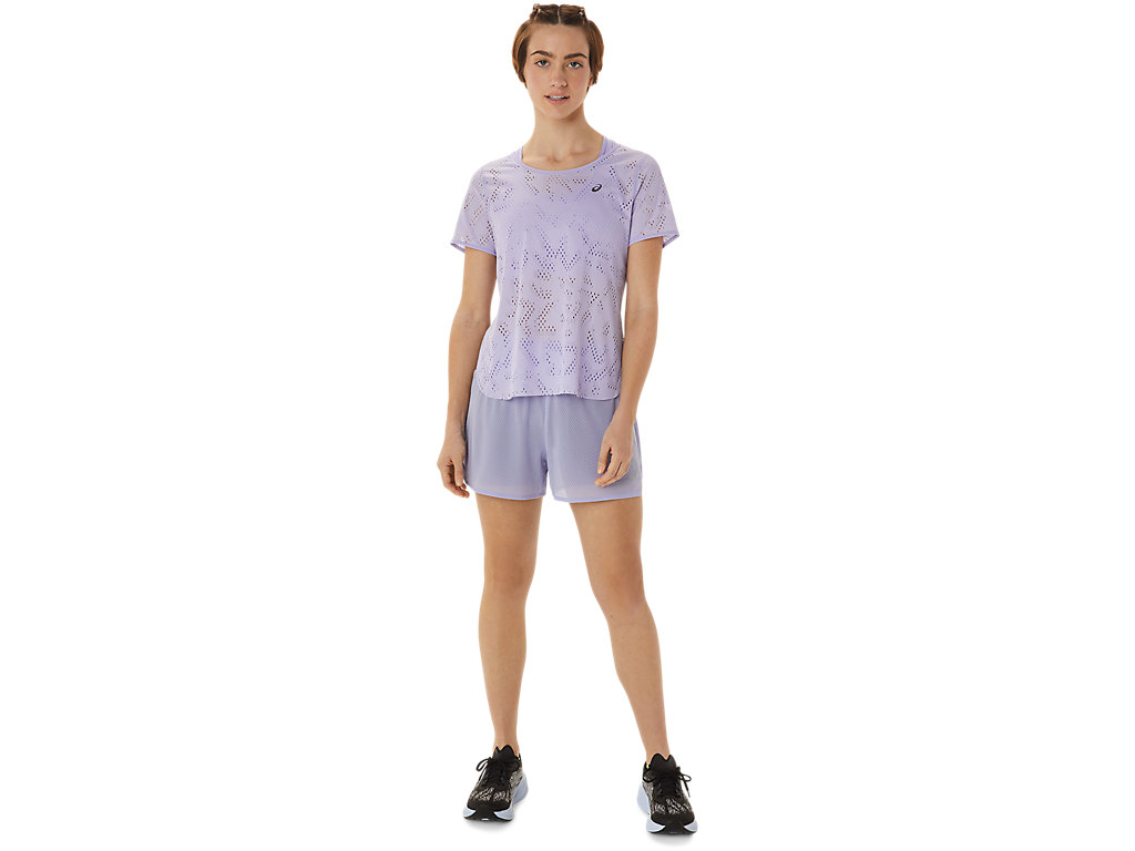 Camiseta Asics Ventilate Actibreeze Sleeve Feminino Roxo | 3162-TKSFA