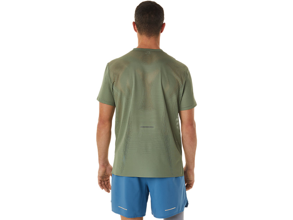 Camiseta Asics Ventilate Actibreeze Sleeve Masculino Verdes | 5892-FLDCT