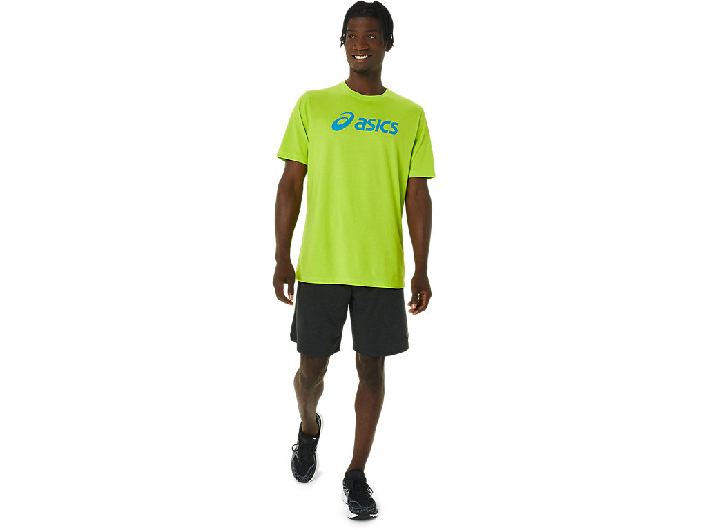 Camiseta Asics Xg Sleeve Lockup Logo Tee Feminino Luz Verdes | 3285-NRETD