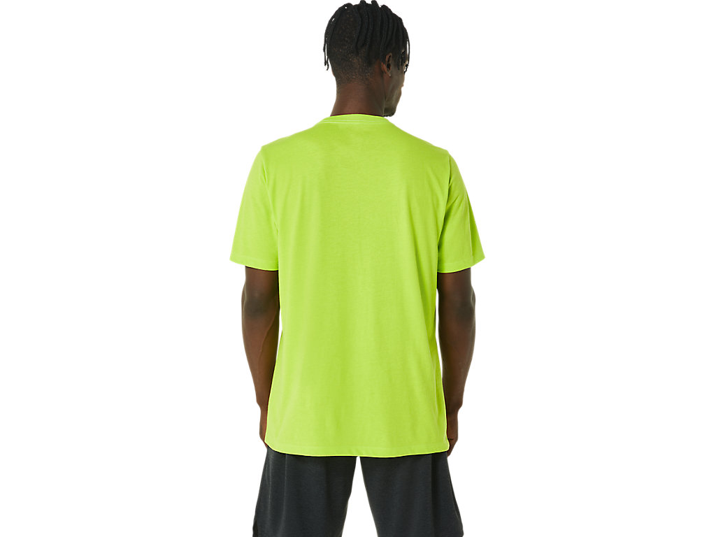 Camiseta Asics Xg Sleeve Lockup Logo Tee Masculino Luz Verdes | 9312-ULDWZ