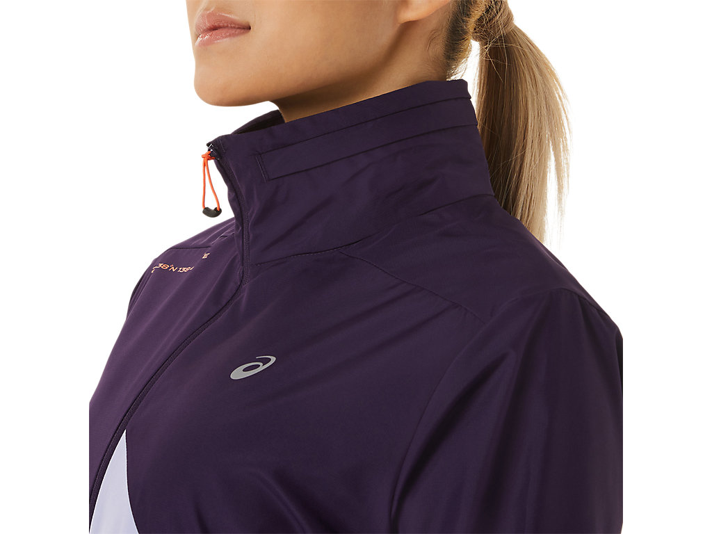 Casaco Asics Fujitrail Anorak Feminino Roxo | 9207-SYWOX