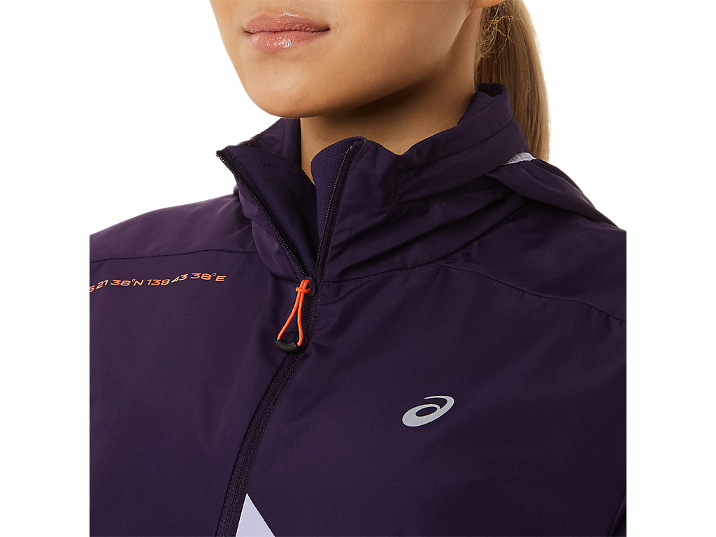 Casaco Asics Fujitrail Anorak Feminino Roxo | 9207-SYWOX