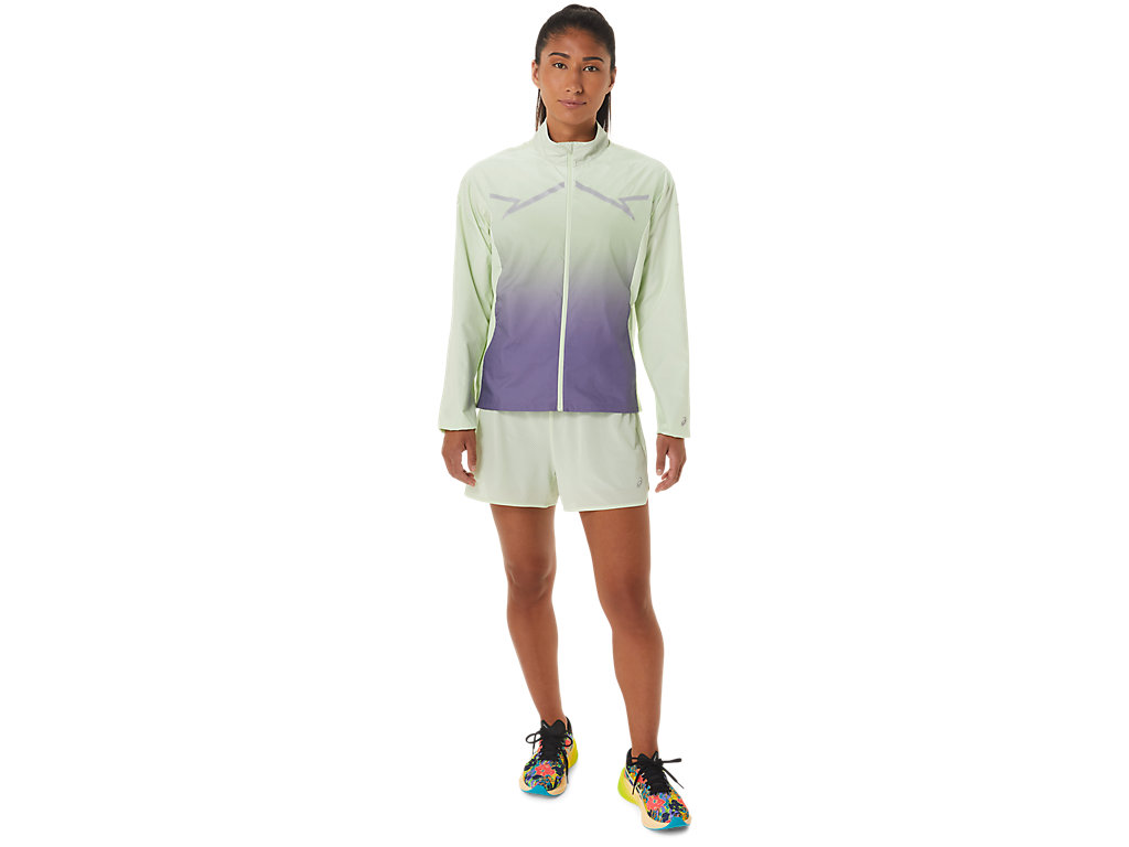 Casaco Asics Lite-Show Feminino Verdes Roxo | 1034-PYEBV