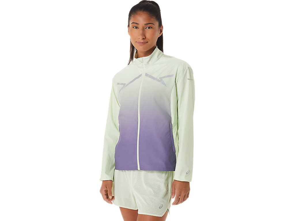 Casaco Asics Lite-Show Feminino Verdes Roxo | 1034-PYEBV