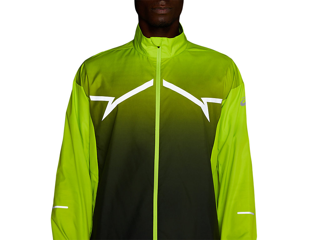 Casaco Asics Lite-Show Masculino Luz Verdes Pretas | 8609-TIZAF