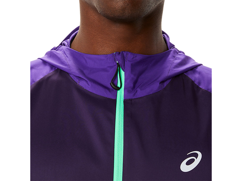 Casaco Asics Lite-Show Masculino Roxo Pretas | 7065-GKZLH