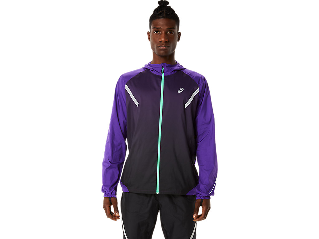 Casaco Asics Lite-Show Masculino Roxo Pretas | 7065-GKZLH