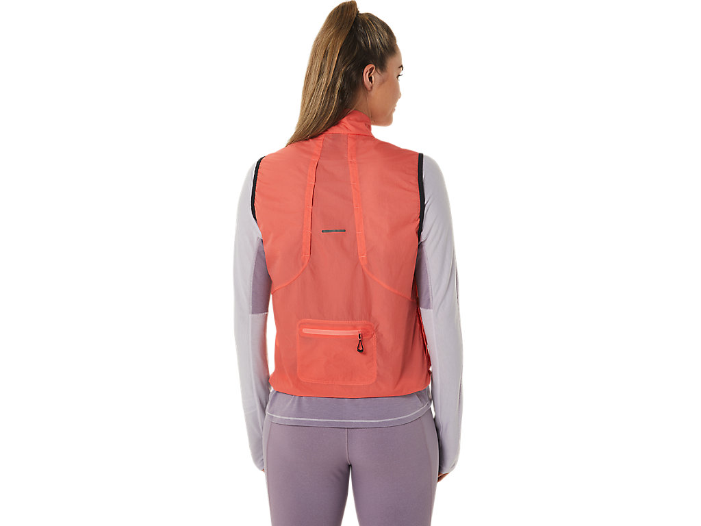 Casaco Asics Metarun Packable Vest Feminino Rosa | 3564-QXKDU