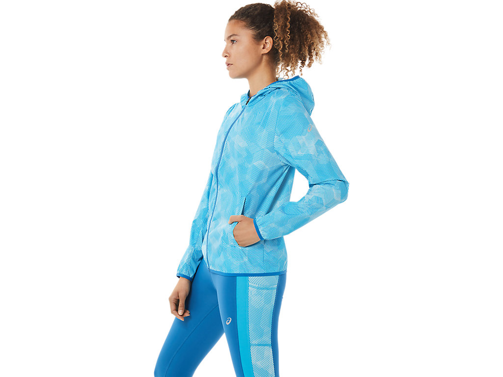 Casaco Asics Packable Feminino Luz Turquesa Azuis | 0621-LAUTF