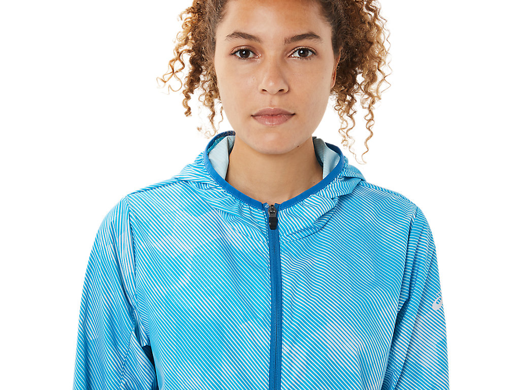 Casaco Asics Packable Feminino Luz Turquesa Azuis | 0621-LAUTF