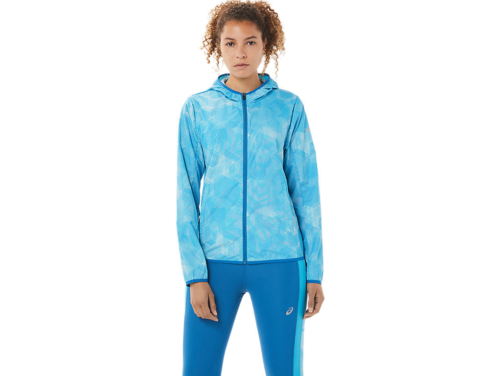 Casaco Asics Packable Feminino Luz Turquesa Azuis | 0621-LAUTF